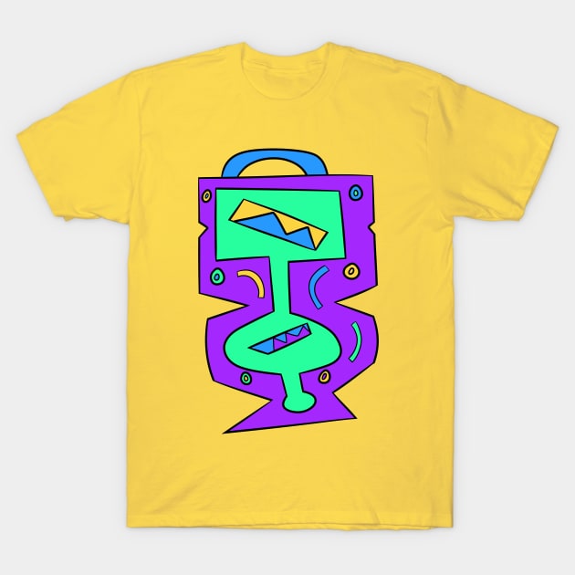 Fish Suitcase Totem T-Shirt by VazMas Design